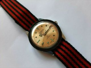 Vintage SEAWATCH men ' s watch,  Old SWISS made Mechanical DIVER,  23 j, 4