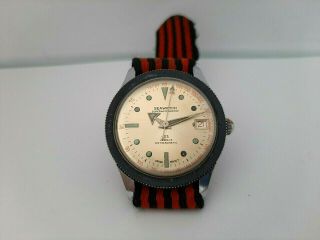 Vintage SEAWATCH men ' s watch,  Old SWISS made Mechanical DIVER,  23 j, 6