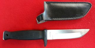 Vintage Japanese Explorer Tanto Knife With Sheath 440 Stainless Steel 21 - 154k