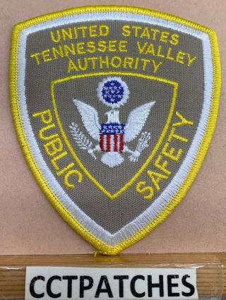 United States Tennessee Valley Authority Public Safety Police Shoulder Patch Tn