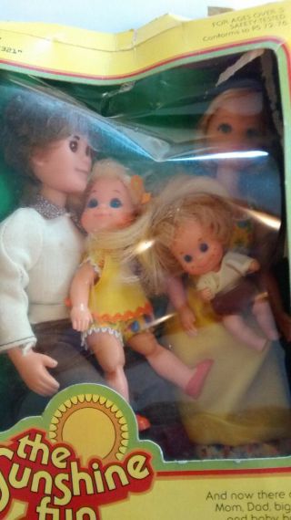 Vintage Sunshine Fun Family Doll Set From 1977,  2321.