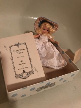 Nancy Ann Storybook Vintage Doll Little Miss Donnet W/ Box And Wrist Tag