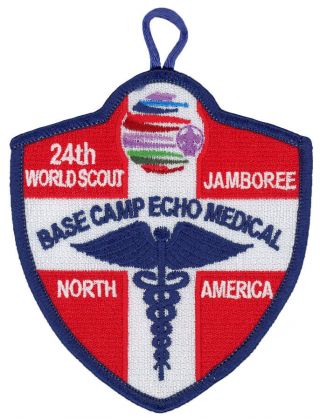 24th World Scout Jamboree 2019 Base Camp Echo Medical Patch Badge Bsa Usa Wsj