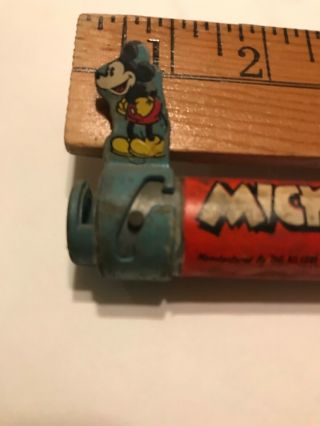 Vintage Mickey Mouse Bubble Blaster Toy Walt Disney Enterprises 1930’s Toy 3