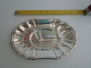Gorham Heritage - Small Silver Plate Oval Tray Yh17