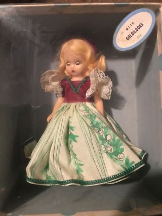 Vintage Nancy Ann Storybook Goldilocks Doll Bisque 9116 Box No Tag