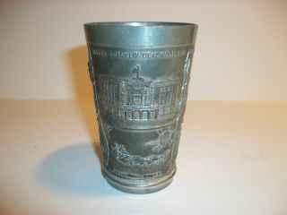 Antique Pewter Cup Deadwood South Dakota Homestake Mine Lead Sd Panning Gold