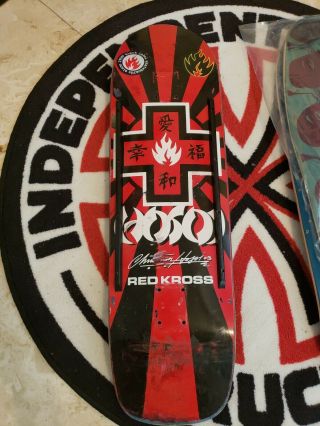 Black Label Red Kross Christian Hosoi Skateboard