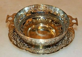 God Looking Well Made Silver Plated Quaich Bowl By Viceroy Plate,  Plated Dish