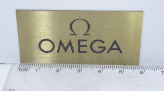 VINTAGE JEWELLERY WATCH SHOP SIGN DISPLAY STORE COUNTER OMEGA METAL SIGN 4
