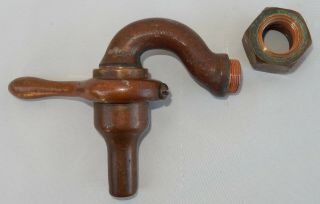 Vtg.  or Antique Bronze/Brass Haines,  Jones & Cadbury Co.  Phila.  Spigot or Faucet 3