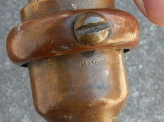 Vtg.  or Antique Bronze/Brass Haines,  Jones & Cadbury Co.  Phila.  Spigot or Faucet 7
