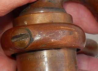 Vtg.  or Antique Bronze/Brass Haines,  Jones & Cadbury Co.  Phila.  Spigot or Faucet 8