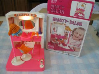 Vintage Sears Barbie Beauty Salon Japan W/ Box -