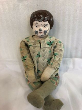 Antique/vintage Metal Minerva Doll,  Germany (hee772)