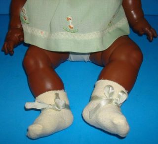 Vtg 1973 Ideal African American Black Baby Crissy Doll 24 