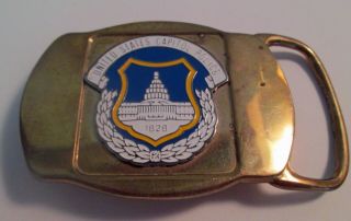 United States Capitol Police 1828 Belt Buckle