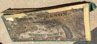 Antique 1800s Smith & Wesson S&W Automatic Ejector Box Pistol.  38 Vintage 2