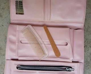 Vintage vinyl 1960 ' s Girls PONYTAIL Barbie case maker school Locker Vanity 5