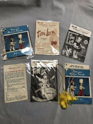1950s Vintage Terri Lee Booklets,  Hang Tags,  Etc.