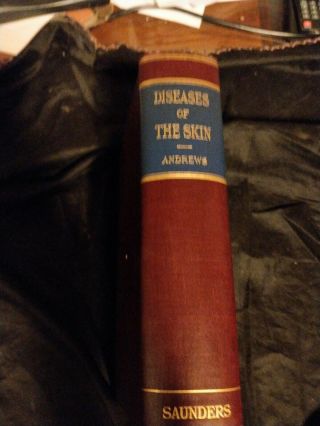 1932 Antique Medical Book " Diseases Of The Skin "