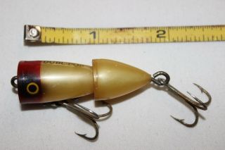 Vintage Lucky Day Dubl Pop Double Fishing Lure Small Spinning Size 1 3/4 "