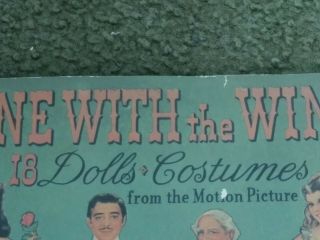 1940 Merrill Paper Doll Book - Gone With the Wind 3404 reprint 1990 3