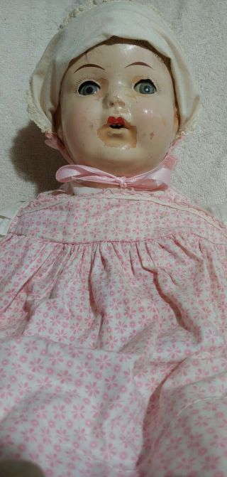 Active Haunted Antique Composition Doll Disconnected Spirit Demonic Paranormal