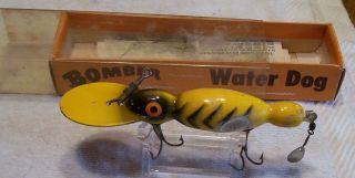 Wood Bomber Water Dog Lure 09/07/18pots Box Paper Rough