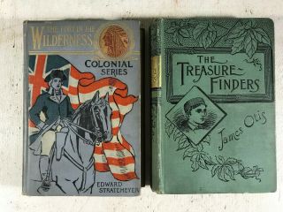 5 Vintage Antique Children ' s Books Kids Wonder Book by Hawthorne G.  A.  Henty 5