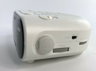 Sony ICF - C318 Dream Machine AM/FM Radio Alarm Clock,  White - OEM Classic 2