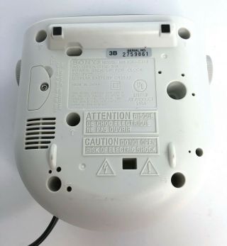 Sony ICF - C318 Dream Machine AM/FM Radio Alarm Clock,  White - OEM Classic 4