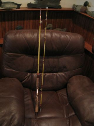 Vintage Ted Williams,  2 Pc,  7 1/2 Ft,  Med Act,  Model 535 - 30275 Spin Fishing Rod