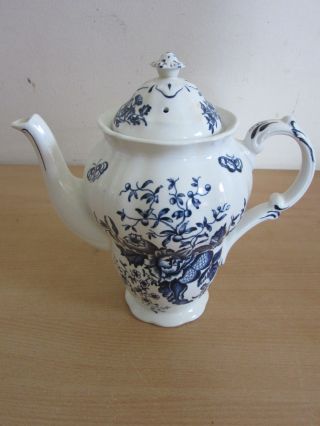 Antique Booths,  England " Peony " Porcelain Tea / Coffee Pot