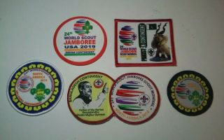 (5 - Diff),  2019 World Jamboree Country Contingent Patches,  (asia)