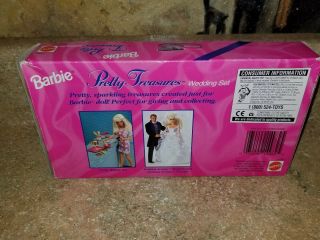 Barbie Pretty Treasures Wedding Set Doll Accessories 1995 Mattel 2