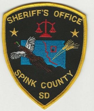 Sprink County Sheriff State Of South Dakota Sd Shoulder Patch