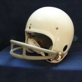 Vintage,  Rawlings Hc - 35,  White Suspension Football Helmet Sz Xsm