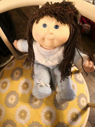 1991 Cabbage Patch Kids Crimp And Curl Doll Brunette