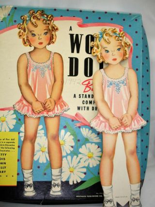 Vintage,  1940 ' s Paper Dolls,  Wood Dolls,  Whitman,  Betty & Joan W Boxes,  Clothes 3