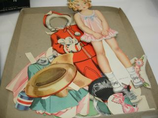 Vintage,  1940 ' s Paper Dolls,  Wood Dolls,  Whitman,  Betty & Joan W Boxes,  Clothes 4