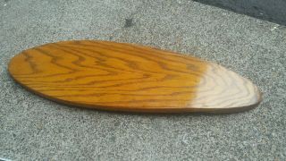 Vintage Homemade Wooden Skateboard 2 