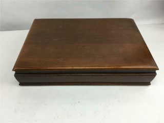 Prestige Plate Chest Silverware Flatware Duratene Lined Wooden Storage Box