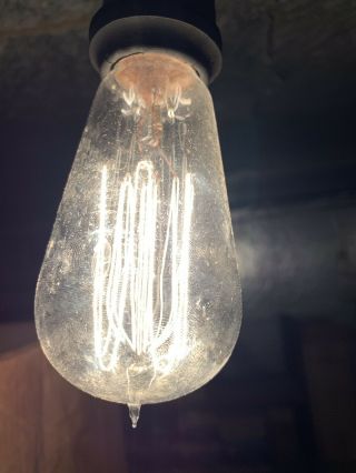 Antique Ge National Mazda Light Bulb Tipped