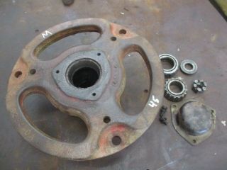 Ih Farmall M M Md Front Wheel Hub With Bearings & Cap Antique Tractor 45