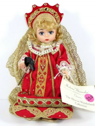 Madame Alexander Doll 8 " Alice In Wonderland Red Queen 13010