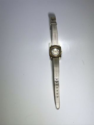 Vintage Ernest Borel Women ' s Kaleidoscope White Mechanical Watch 2