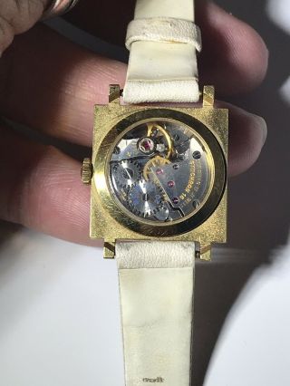 Vintage Ernest Borel Women ' s Kaleidoscope White Mechanical Watch 5