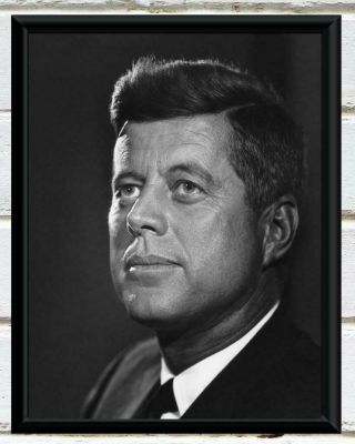 Vintage Photo Portrait President John F Kennedy Vintage Photo Print 8x10