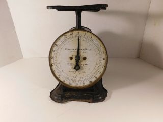 Vintage 24 Pound Columbia Family Scale - Landers,  Frary & Clark